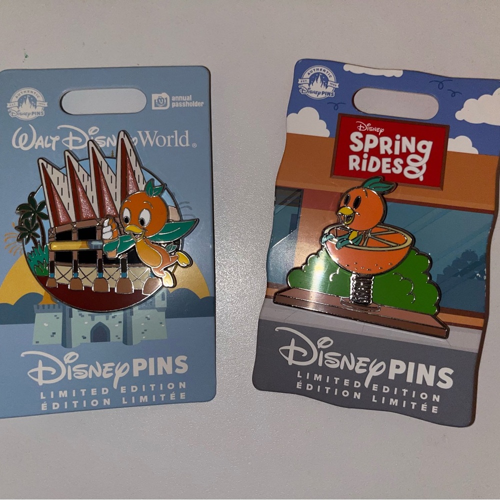 Disney Orange Bird Limited Edition Pins